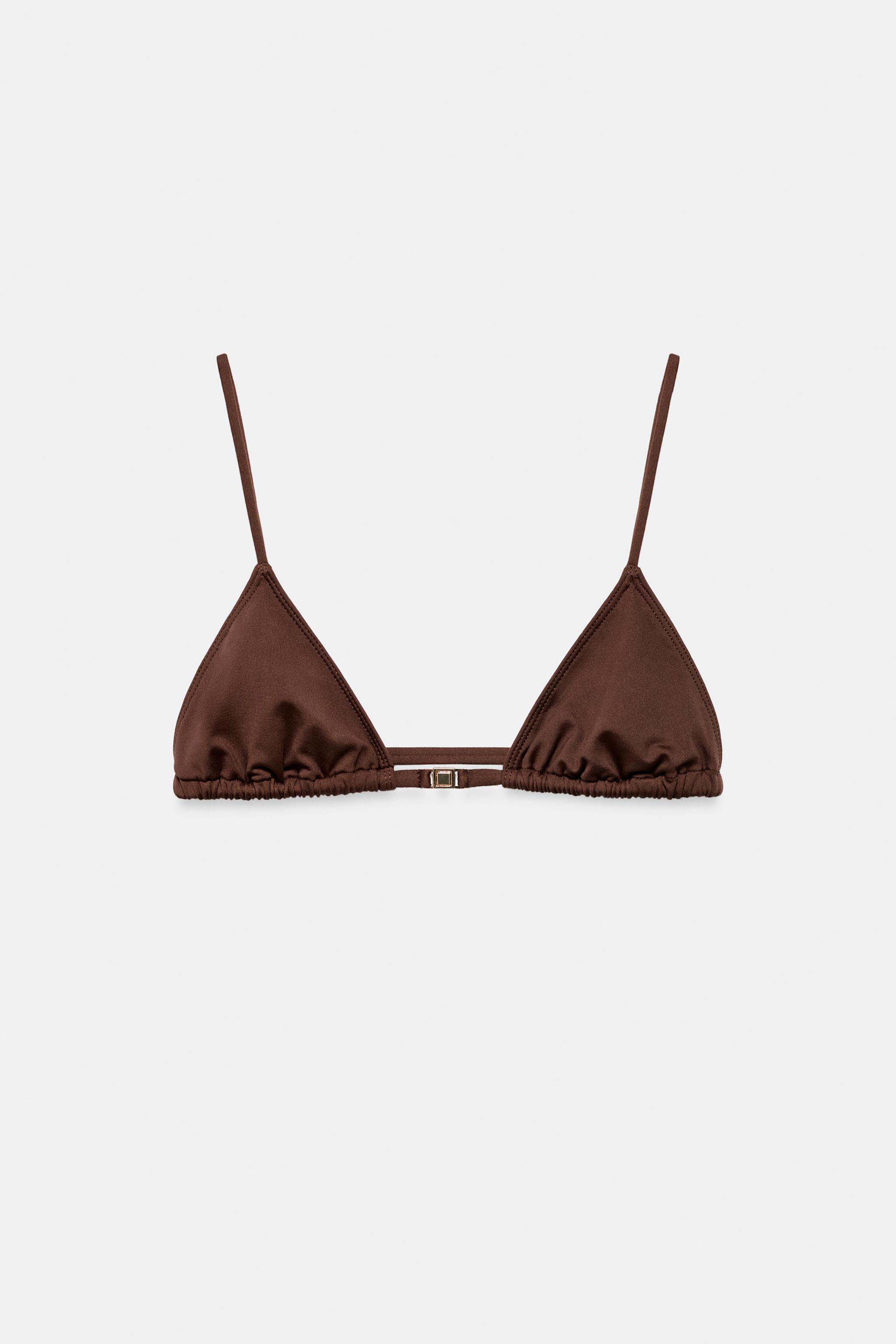 PLAIN CURTAIN BIKINI TOP